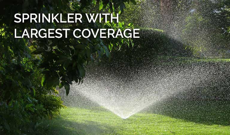Sprinkler With Largest Coverage