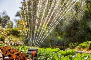 Gardena ZoomMaxx Sled Base Sprinkler with Water Timer