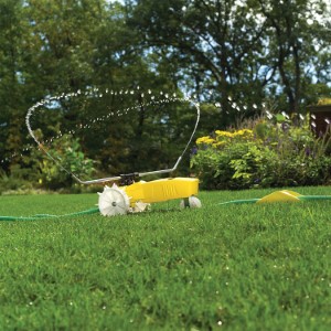 Gardena ZoomMaxx Sled Base Sprinkler with Water Timer