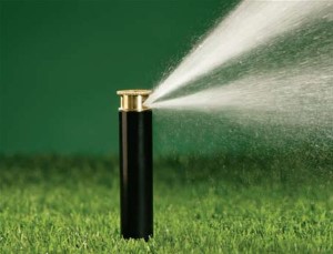 Best Sprinkler For A Narrow Strip Orbit 54071 Half Pop-Up Sprinkler